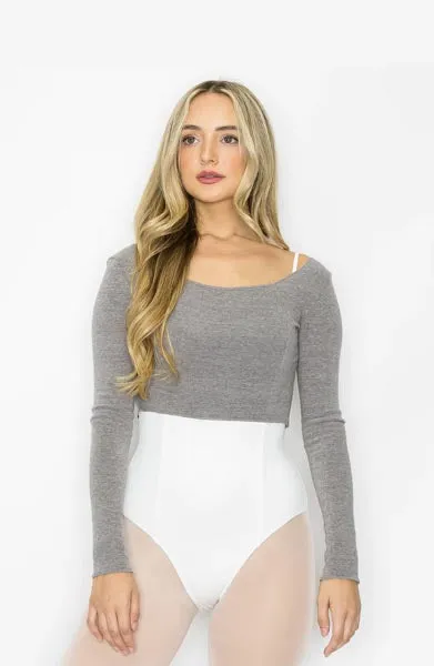 Aluvie Chloe Cropped Warm Up Top