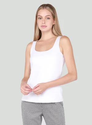 Black Tape Square Neck Tank
