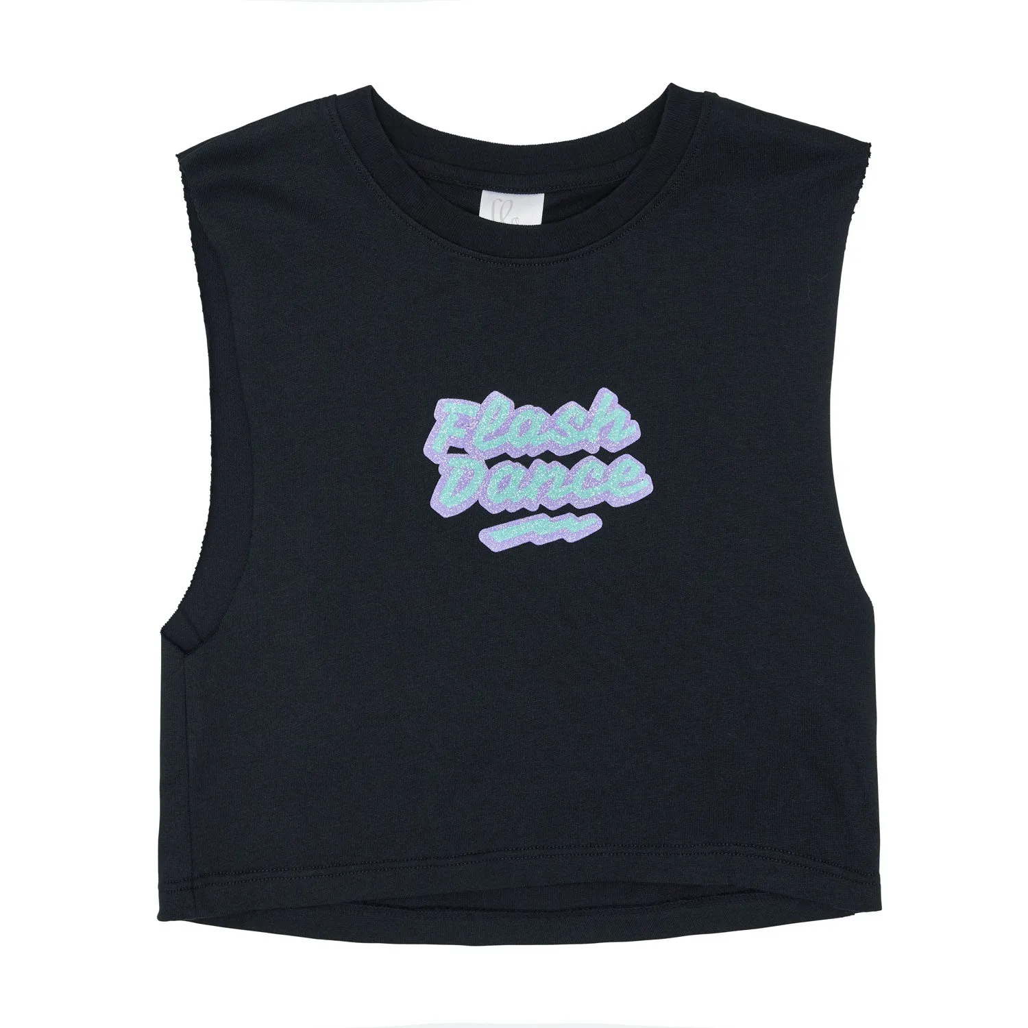 Crop Tank with 'Flash Dance' Print